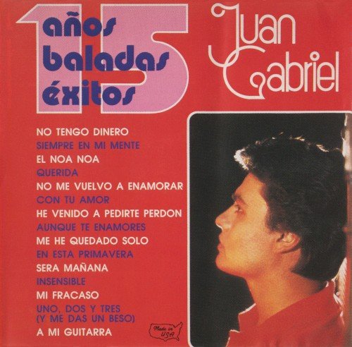 Portada de 15 AÑOS BALADAS EXITOS